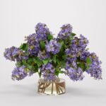 Purple Faux Lilac Arrangement - 18 inch