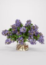 Purple Faux Lilac Arrangement - 18 inch