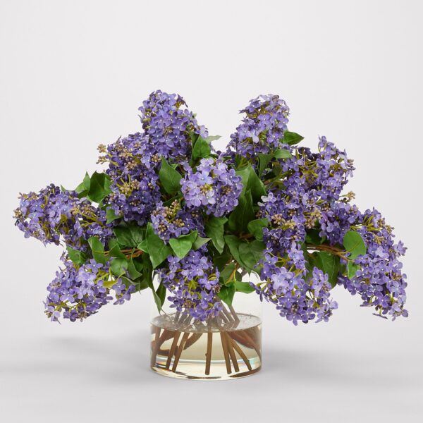 Purple Faux Lilac Arrangement - 18 inch