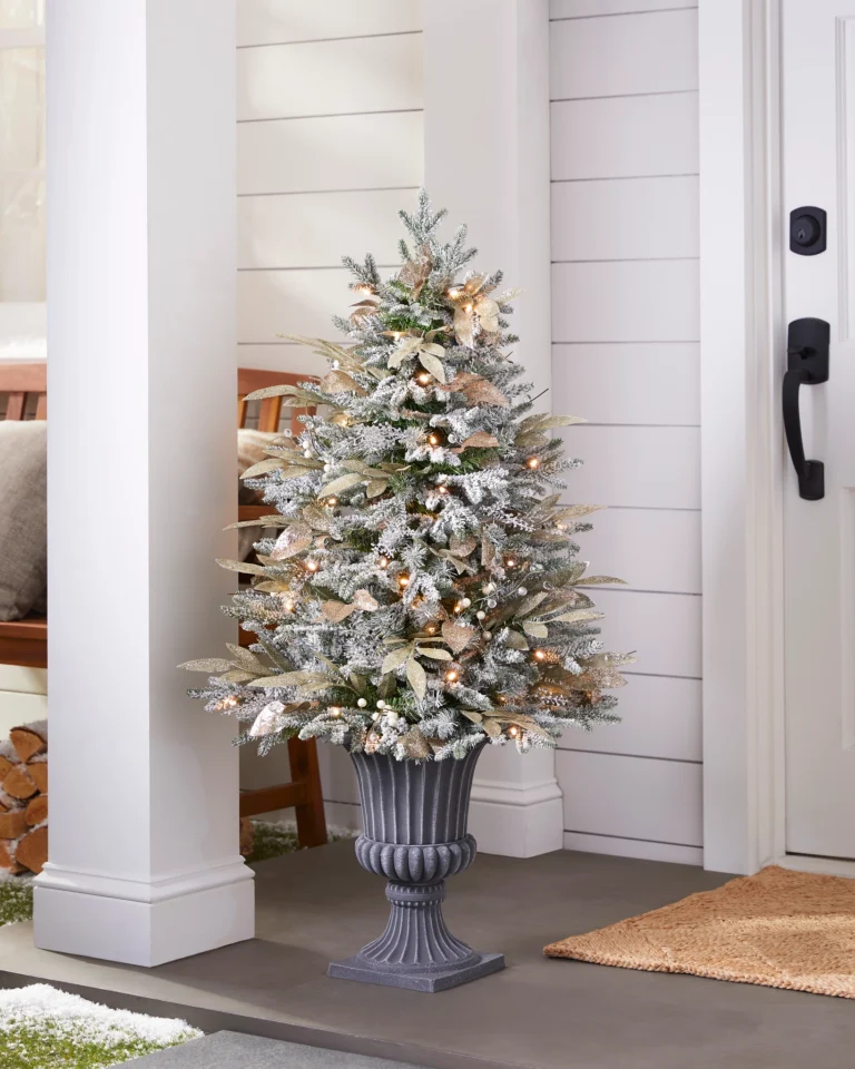 Champagne & Crystal Potted Tree