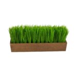 12' Grass Artificial Plant in Decorative Planter
