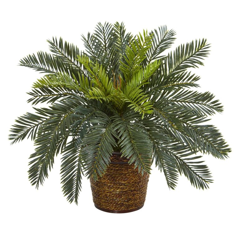 15' Cycas Artificial Plant in Basket