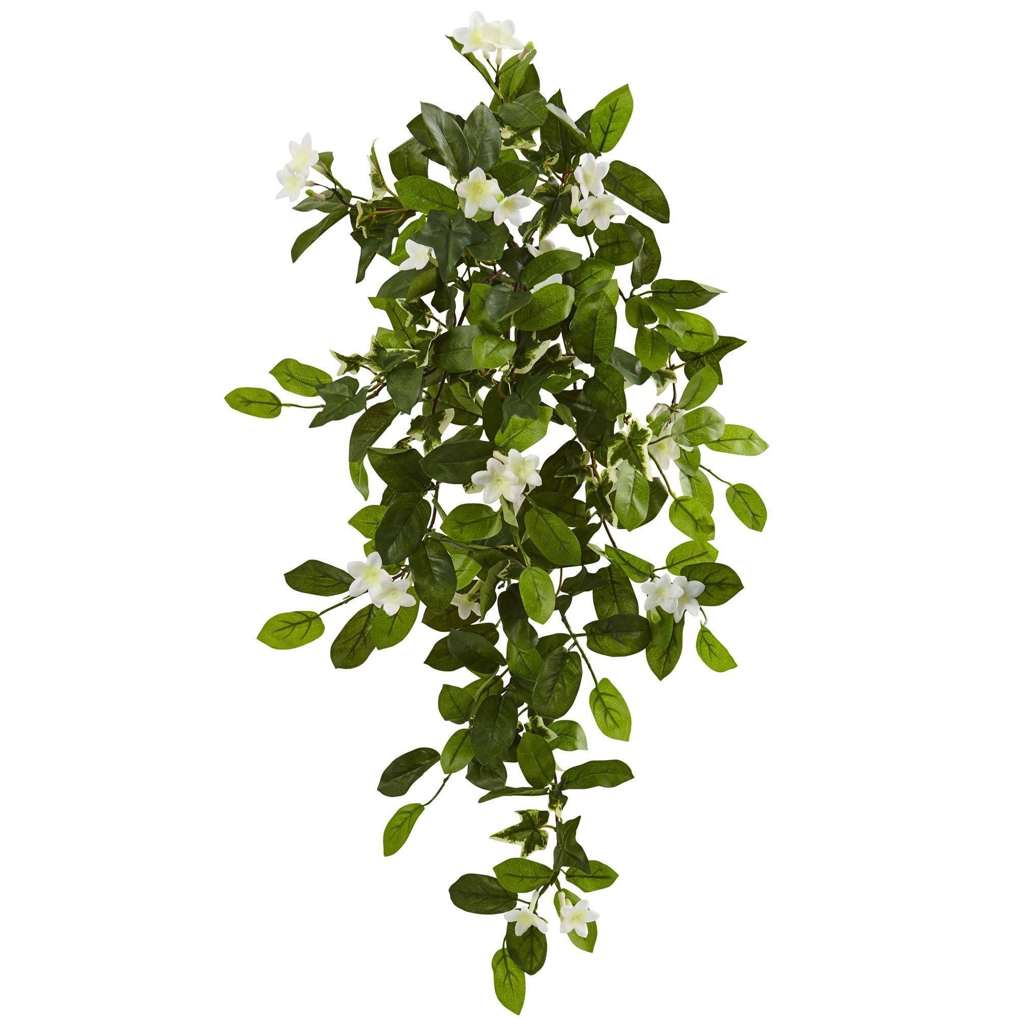 artificial-19-mixed-stephanotis-ivy-hanging-artificial-plant-set-of-4-nearly-natural-535822.jpg 19' Mixed Stephanotis and Ivy Hanging Artificial Plant Set of 4