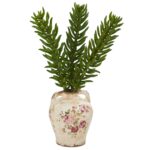 20' Succulent Artificial Plant in Floral Jar