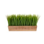 20' Vanilla Grass Artificial Plant in Decorative Planter