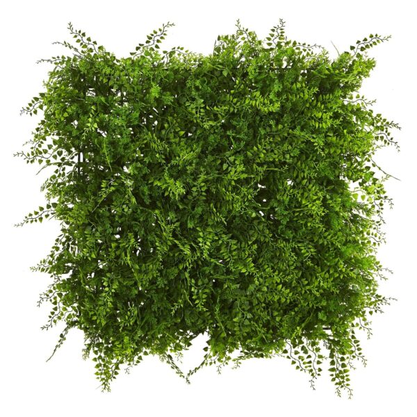 20' x 20' Lush Mediterranean Artificial Fern Wall Panel UV Resistant Indoor Outdoor Trellis, living