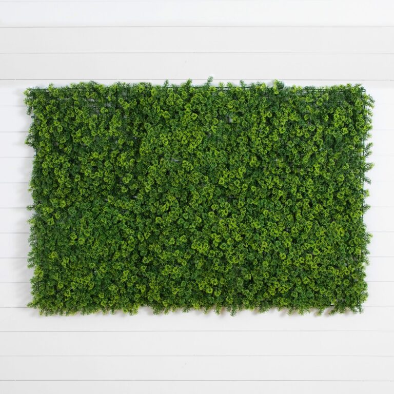 20' x 20' UV Resistant Irish Green Meadow Artificial Living Wall Panels Indoor Outdoor, living