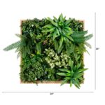 Full display view of the 20' x 20' UV Resistant Queensland Rainforest Artificial with full