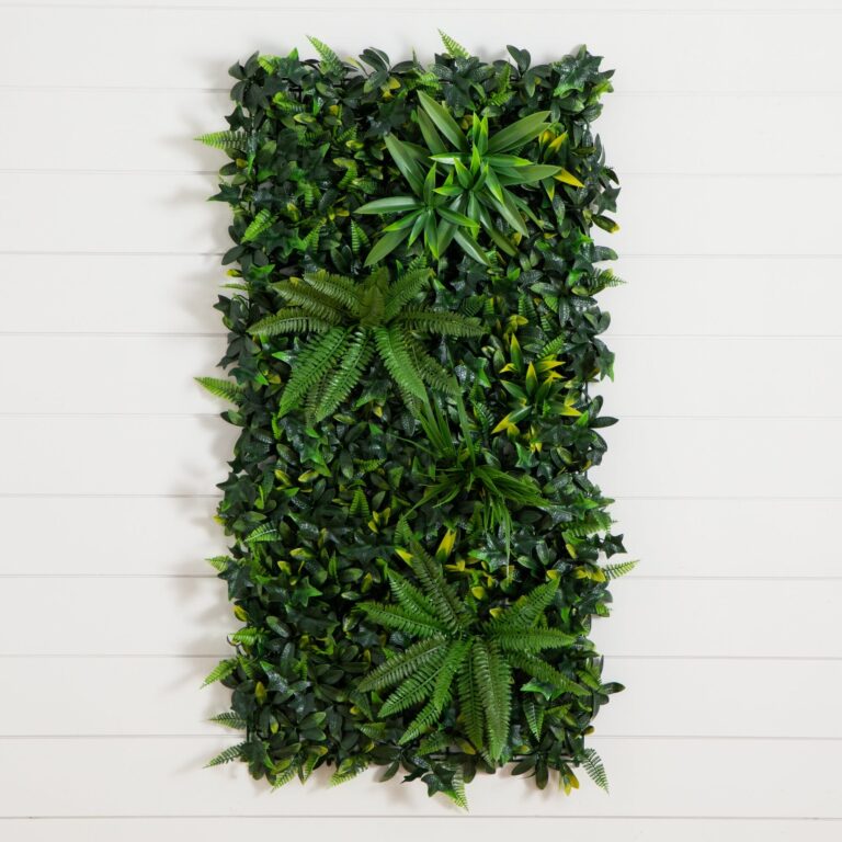 20' x 40' UV Resistant Andean Cloud Forest Artificial Living Wall Panel Indoor Outdoor, living