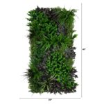 Full display view of the 20' x 40' UV Resistant Borneo Jungle Artificial with full