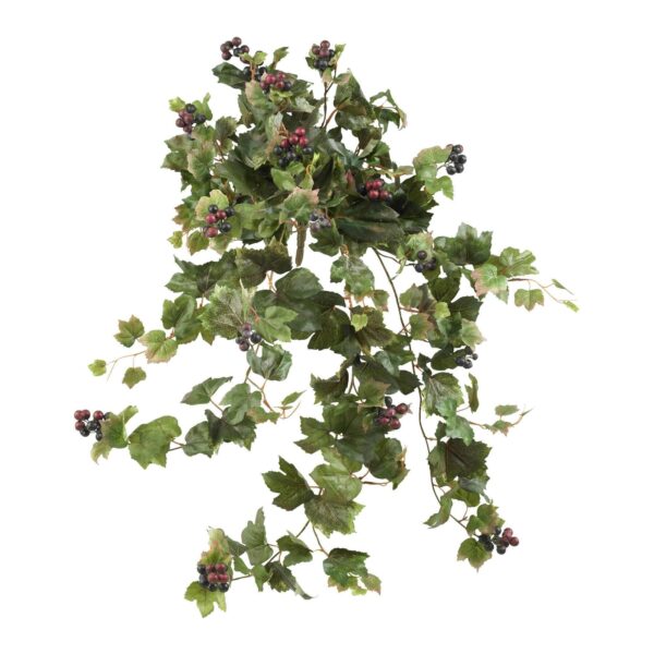 24' Grape Leaf Hanging Artificial Plant Set of 2