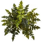 24' Holly Fern Artificial Plant Set of 2
