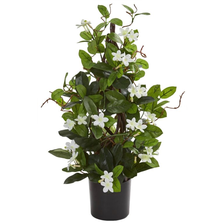 24' Stephanotis Artificial Climbing Plant - White