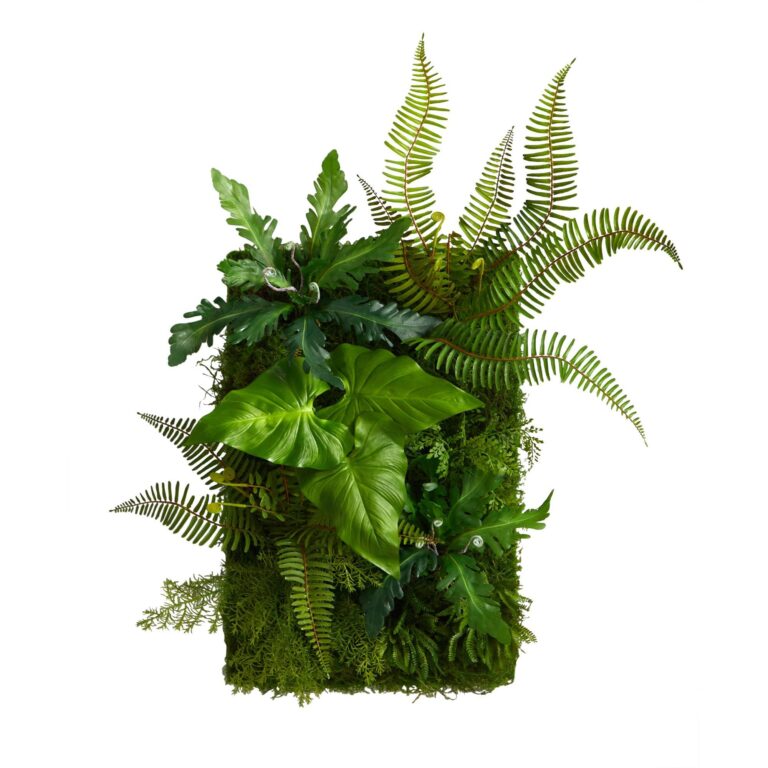 24' x 16' Mixed Foliage Artificial Living Wall