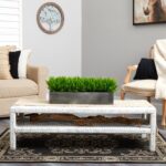 The 25' Wild Grass Artificial Plant in Metal Planter shown in full, highlighting branch layering