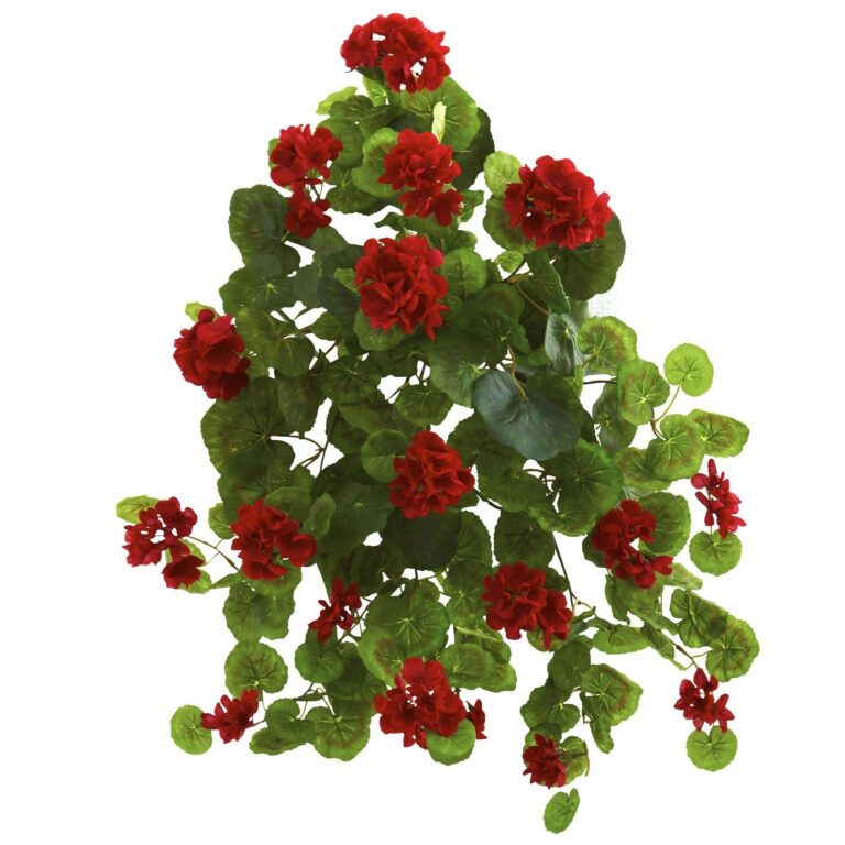26' Geranium Artificial Plant Set of 2