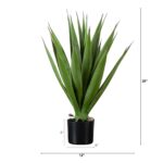 The 28' Artificial Agave Plant shown in full, highlighting branch layering