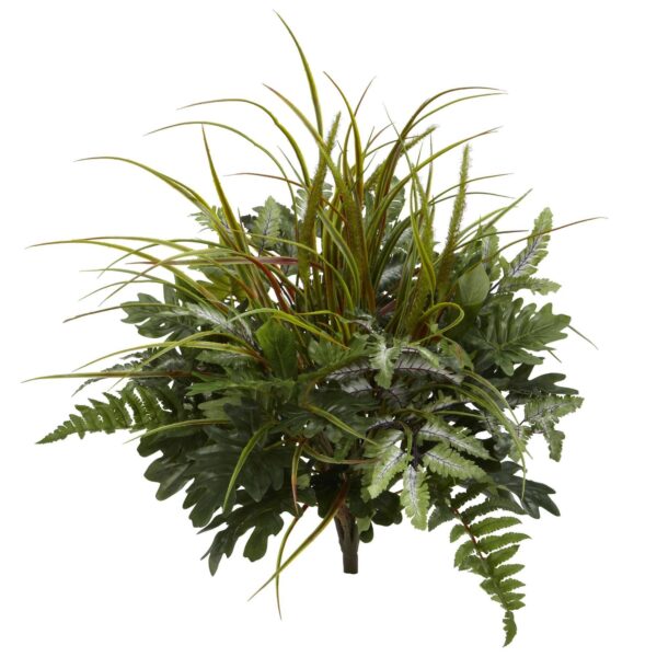 28' Mix Greens Artificial Plant Set of 2