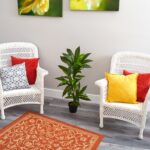 Alternate angle of the 3' Dracaena Artificial Plant Real Touch showing full plant from planter