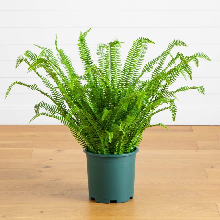 3 - ft UV Resistant Artificial Real Touch Boston Fern Plant Indoor Outdoor