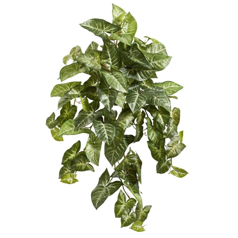 34' Nepthytis Hanging Artificial Plant Set of 3