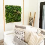 38' x 38' UV Resistant Madagascar Forest Artificial Living Wall Art Panel in Gold Aluminum