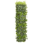 Alternate angle of the 39' English Ivy Expandable Fence UV Resistant and showing material texture