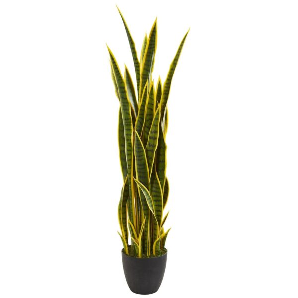 4' Sansevieria Artificial Plant artificial plant for home decor