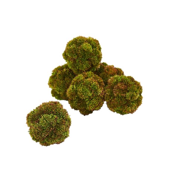 Close-up of craft detail close-up on this 4' Sedum Artificial Succulent Artificial Spheres Set of