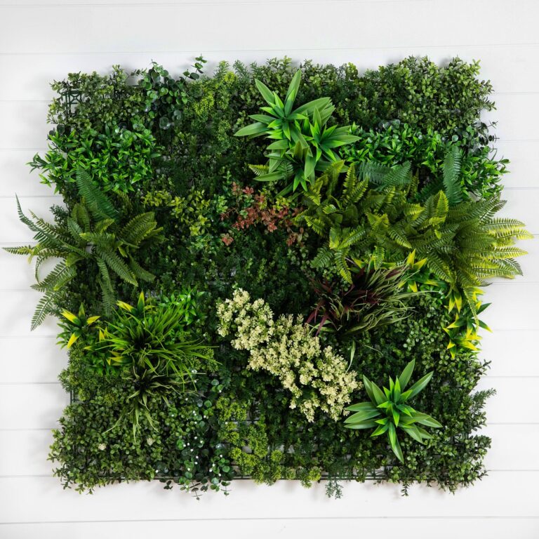 40' x 40' UV Resistant Amazon Rainforest Artificial Living Wall Panel Indoor Outdoor, living wall