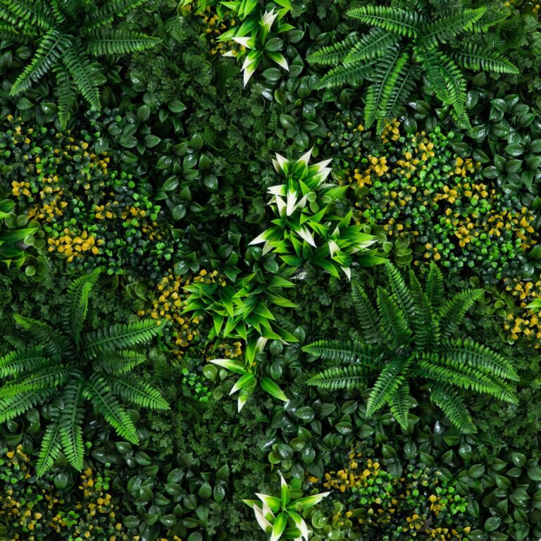 Close-up of craft detail close-up on this 40' x 40' UV Resistant Hawaiian Islands Artificial