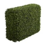 Close-up of craft detail close-up on this 41' Boxwood Artificial Hedge indoor Outdoor privacy screen