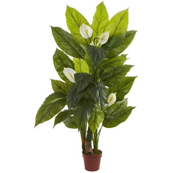 4.5' Spathyfillum Plant Real Touch