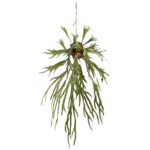 50' Staghorn Artificial Hanging Plant
