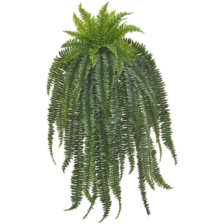 60' Boston Fern Artificial Hanging Plant