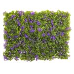 6' x 6' Purple and Green Clover Mat Set of 12, living wall panel
