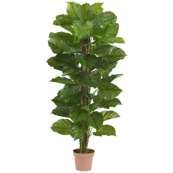 63 inch Artificial Large Leaf Philodendron Silk Plant Real Touch