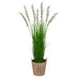 64' Wheat Grass Artificial Plant in Farmhouse Planter
