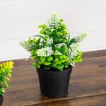 Close-up of branch layering on this 8 inch Artificial Flowering Arrangement Artificial Flowering Arrangement