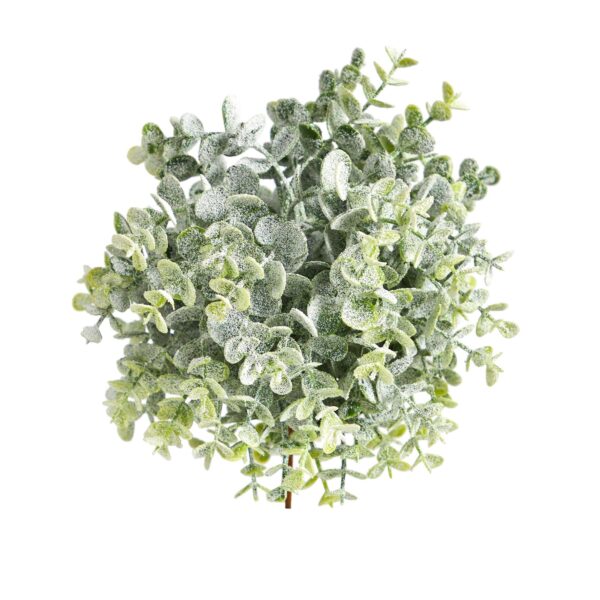 8' Frosted Eucalyptus Decorative Artificial Ball Set of 3, home decor