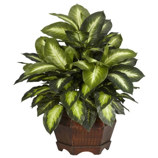 Golden Dieffenbachia Silk Plant artificial plant for home decor