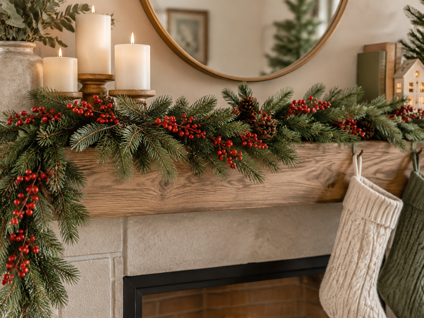 Christmas Garlands — artificial flowers