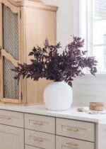 Alternate angle of the Plum Purple Cimicifuga Arrangement showing full arrangement shape