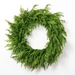 Norfolk Collection - Real Touch Norfolk Pine Front Door Wreath without Ribbon
