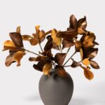 Edie Stoneware Vase in Matte Slate - 10.75 inch Tall