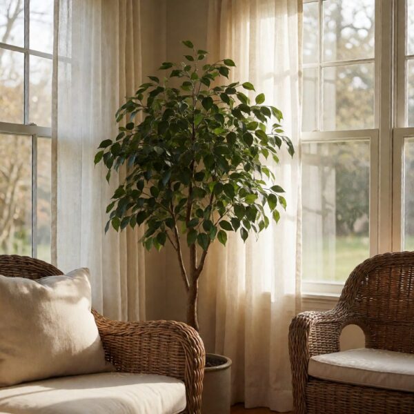 29" Artificial Plant - Set of 29 - styled in a sunroom, styled lifestyle scene